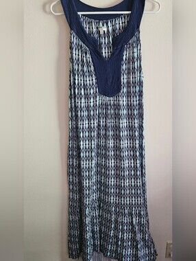 Anne Klein Maxi Sundress, Coastal, Beach Vacation, Boho, Resort, Casual